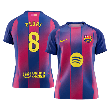 PEDRI #8 Men's Barcelona 2025/26 Home Soccer Jersey Premium product view 1