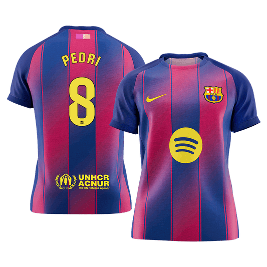 PEDRI #8 Men's Barcelona 2025/26 Home Soccer Jersey Premium product view 1