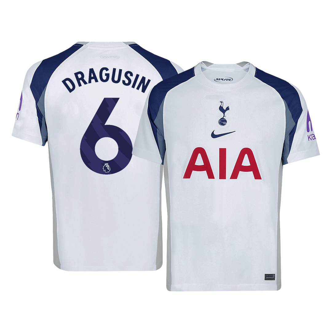 DRAGUSIN #6 Men's Tottenham Hotspur 2025/26 Home Soccer Jersey product view 1