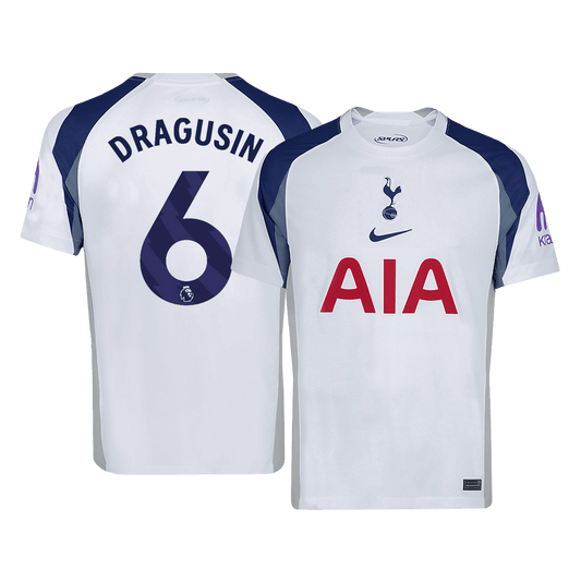 DRAGUSIN #6 Men's Tottenham Hotspur 2025/26 Home Soccer Jersey product view 1