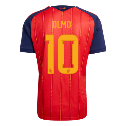 OLMO #10 Men's Spain World Cup 2026 Home Soccer Jersey Premium product view 3