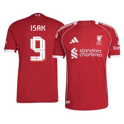 ISAK #9 Men's Liverpool UCL 2025/26 Player Version Home Soccer Jersey - Slim Fit product view 1