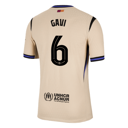 GAVI #6 Men's Barcelona UCL 2025/26 Player Version Away Soccer Jersey - Slim Fit product view 14
