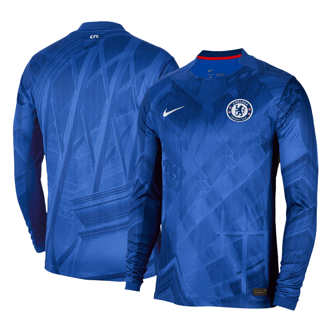 Men's Chelsea 2025/26 Home Long Sleeve Soccer Jersey product view 10