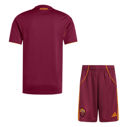 Men's Roma 2025/26 Home Soccer Jersey Kit