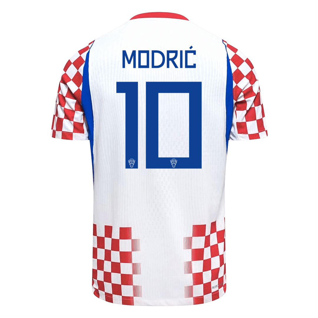 MODRIĆ #10 Men's Croatia World Cup 2026 Player Version Home Soccer Jersey - Slim Fit product view 8