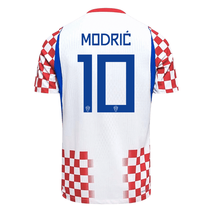 MODRIĆ #10 Men's Croatia World Cup 2026 Player Version Home Soccer Jersey - Slim Fit product view 8
