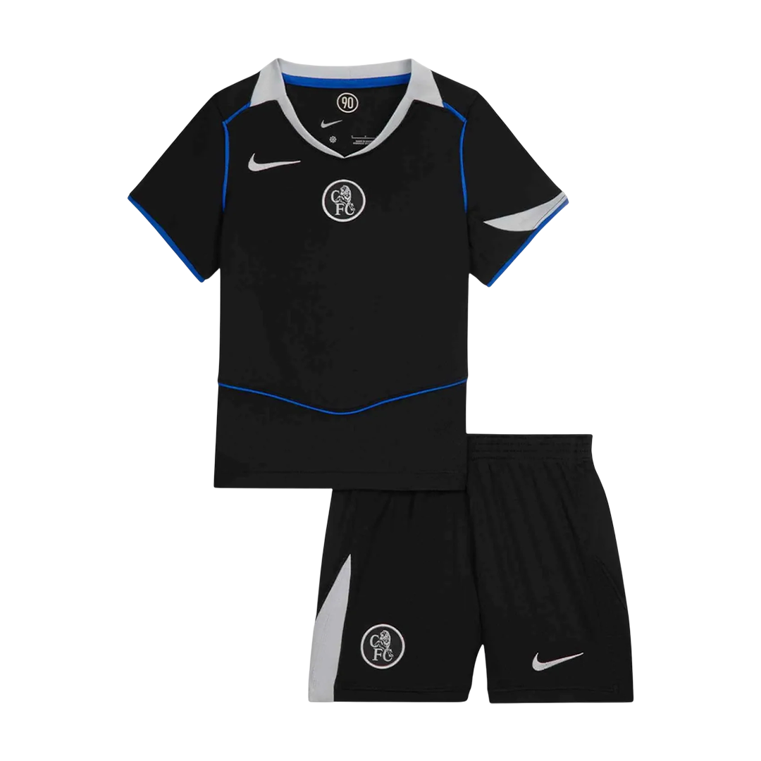 Kid's Chelsea 2025/26 Third Away Soccer Jersey Kit