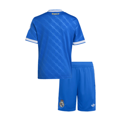 Kid's Real Madrid 2025/26 Third Away Soccer Jersey Kit