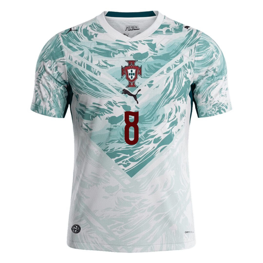 B.FERNANDES #8 Men's Portugal World Cup 2026 Away Soccer Jersey product view 2