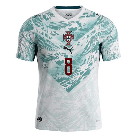 B.FERNANDES #8 Men's Portugal World Cup 2026 Away Soccer Jersey product view 2