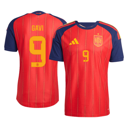 GAVI #9 Men's Spain World Cup 2026 Player Version Home Soccer Jersey - Slim Fit product view 1