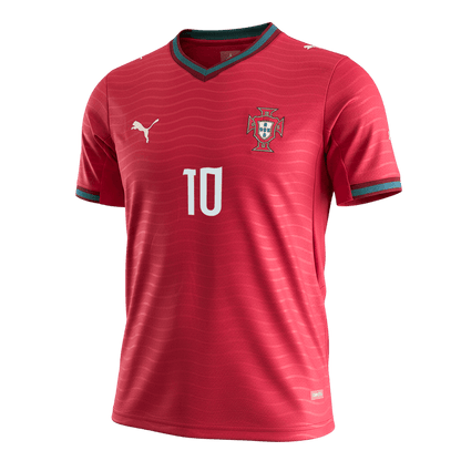 BERNARDO #10 Men's Portugal World Cup 2026 Home Soccer Jersey product view 9