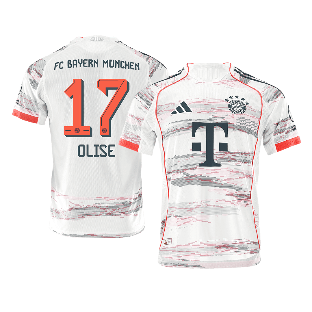 OLISE #17 Men's Bayern Munich 2025/26 Player Version Away Soccer Jersey - Slim Fit product view 1