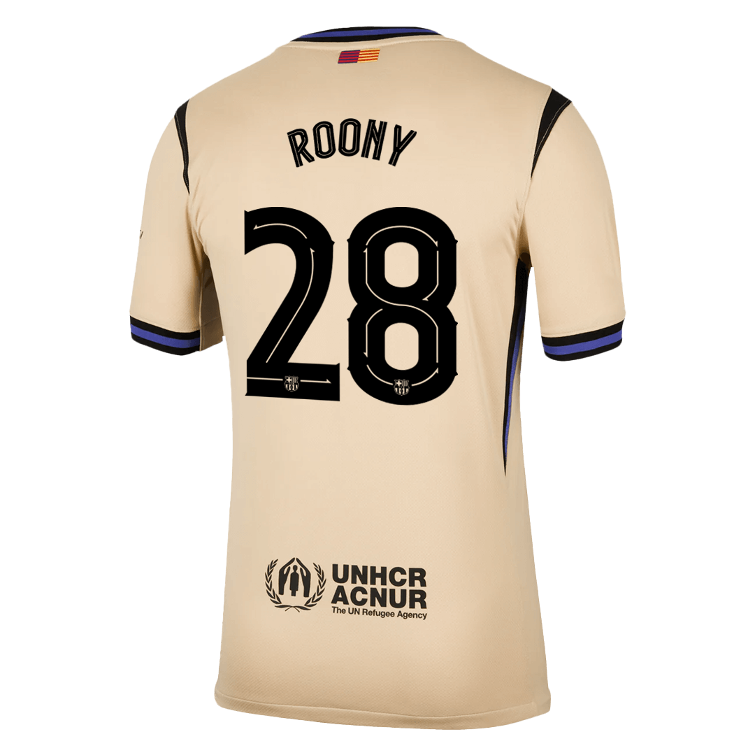 ROONY #28 Men's Barcelona 2025/26 Away Soccer Jersey product view 13