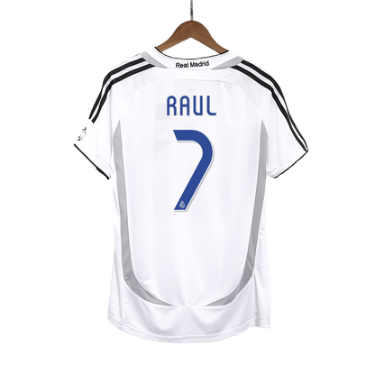 Retro RAUL #7 Men's Real Madrid 2006/07 Home Soccer Jersey product view 1