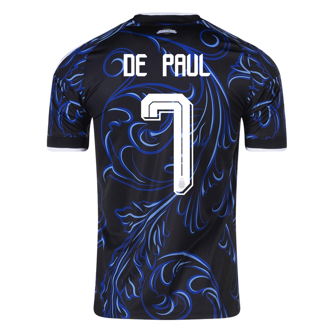 DE PAUL #7 Men's Argentina World Cup 2026 Away Soccer Jersey product view 9
