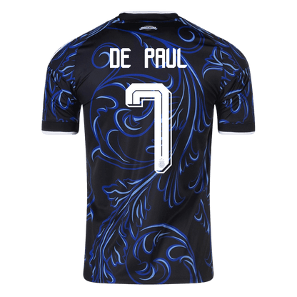 DE PAUL #7 Men's Argentina World Cup 2026 Away Soccer Jersey product view 9