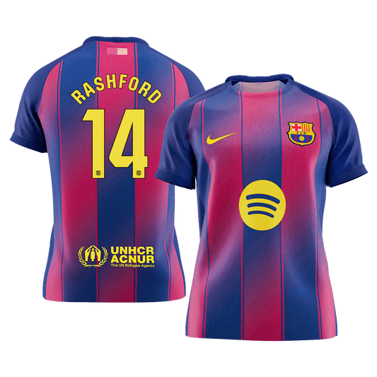 RASHFORD #14 Men's Barcelona 2025/26 Home Soccer Jersey Premium product view 1