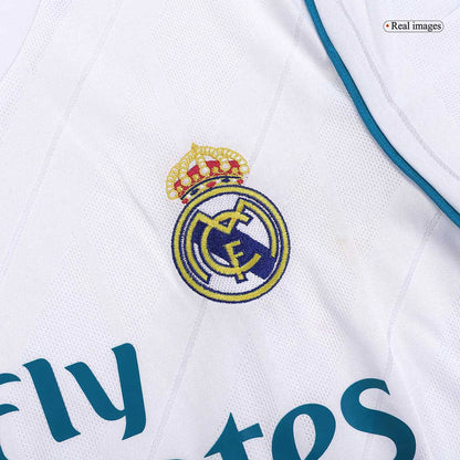 Retro Men's Real Madrid 2017/18 Home Soccer Jersey product view 3