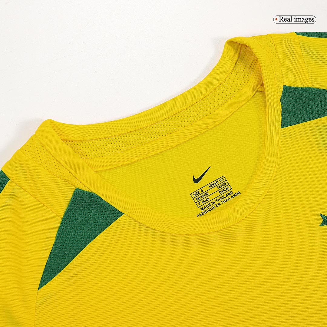 Retro RONALDO #9 Men's Brazil 2002/03 Home Soccer Jersey product view 7