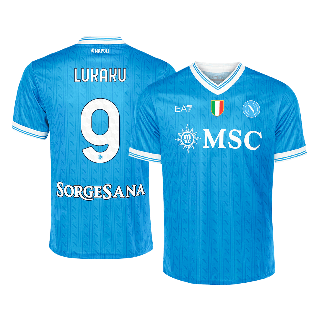 LUKAKU #9 Men's Napoli 2025/26 Home Soccer Jersey product view 1