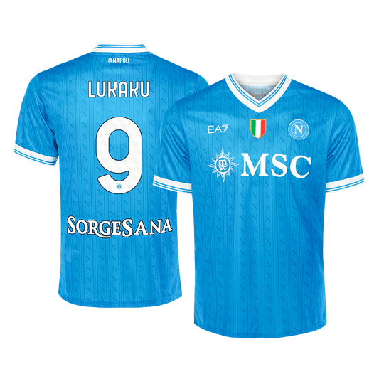 LUKAKU #9 Men's Napoli 2025/26 Home Soccer Jersey product view 1