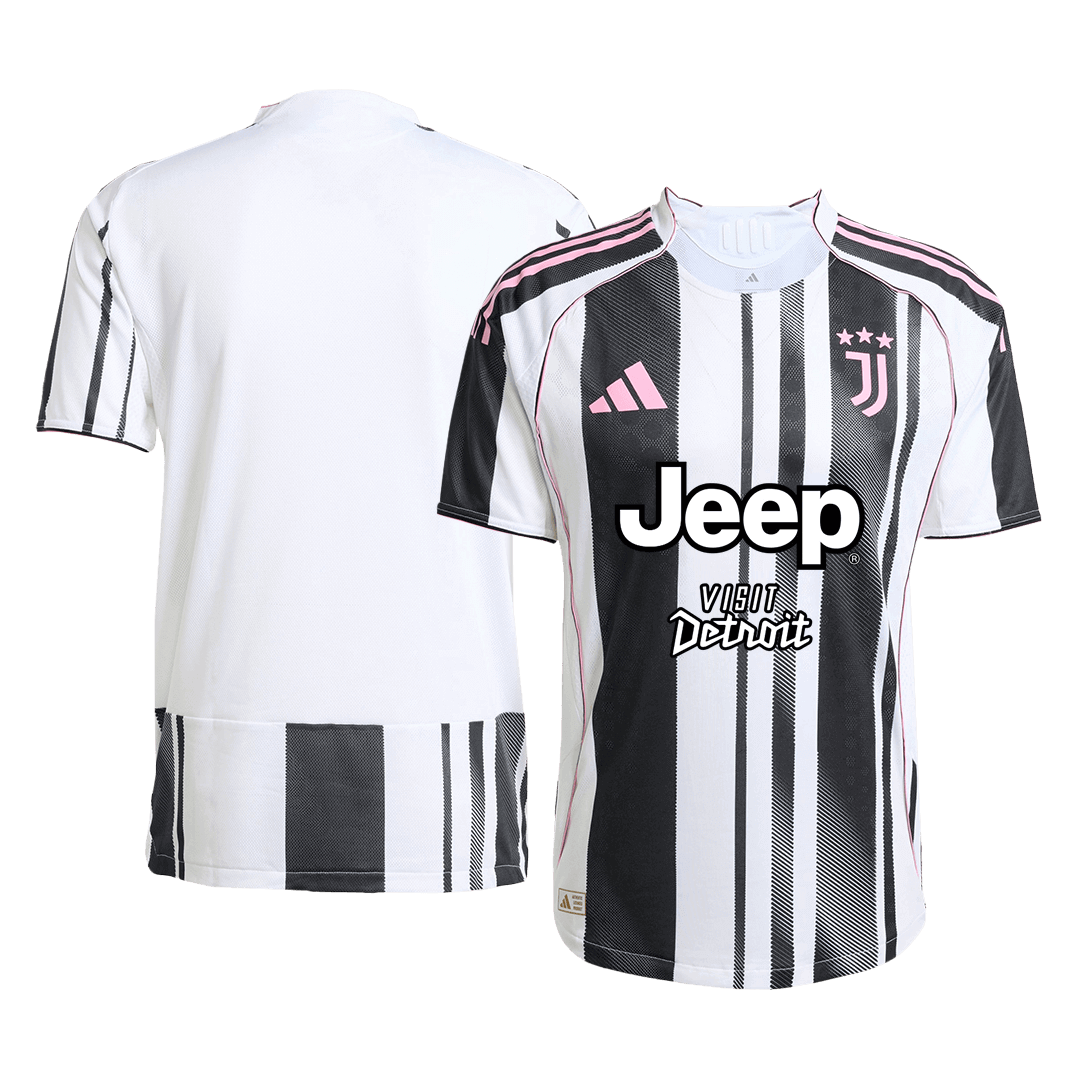 Men's Juventus 2025/26 Player Version Home Soccer Jersey - Slim Fit product view 2