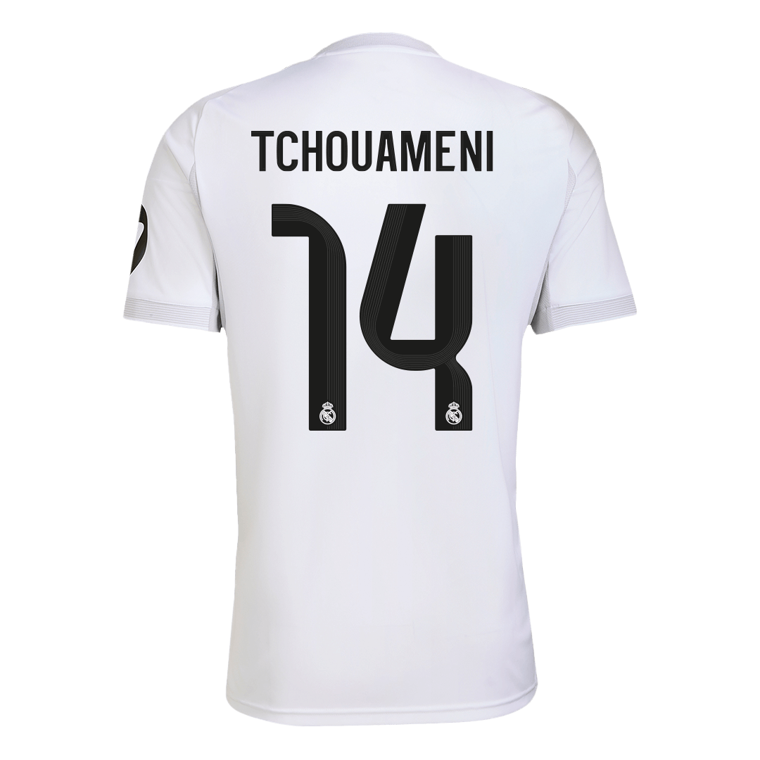 TCHOUAMENI #14 Men's Real Madrid 2025/26 Home Soccer Jersey Premium product view 9