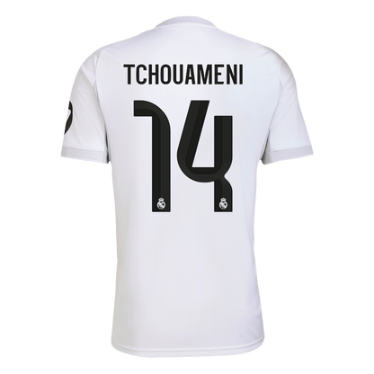 TCHOUAMENI #14 Men's Real Madrid 2025/26 Home Soccer Jersey Premium product view 9