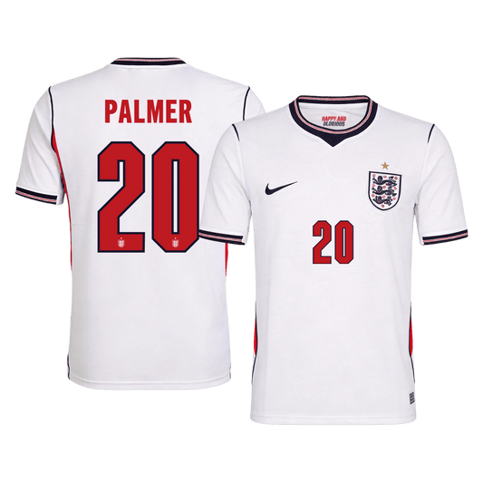 PALMER #20 Men's England World Cup 2026 Home Soccer Jersey product view 1