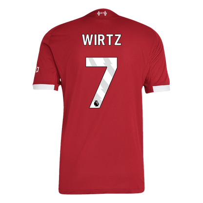 WIRTZ #7 Men's Liverpool 2025/26 Player Version Home Soccer Jersey - Slim Fit product view 10