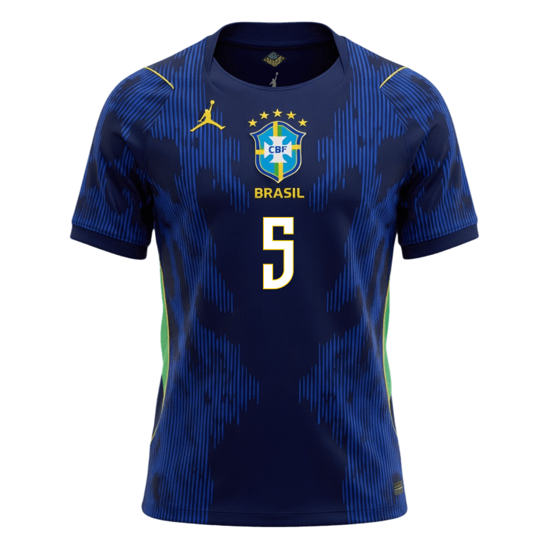 CASEMIRO #5 Men's Brazil World Cup 2026 Away Soccer Jersey product view 8