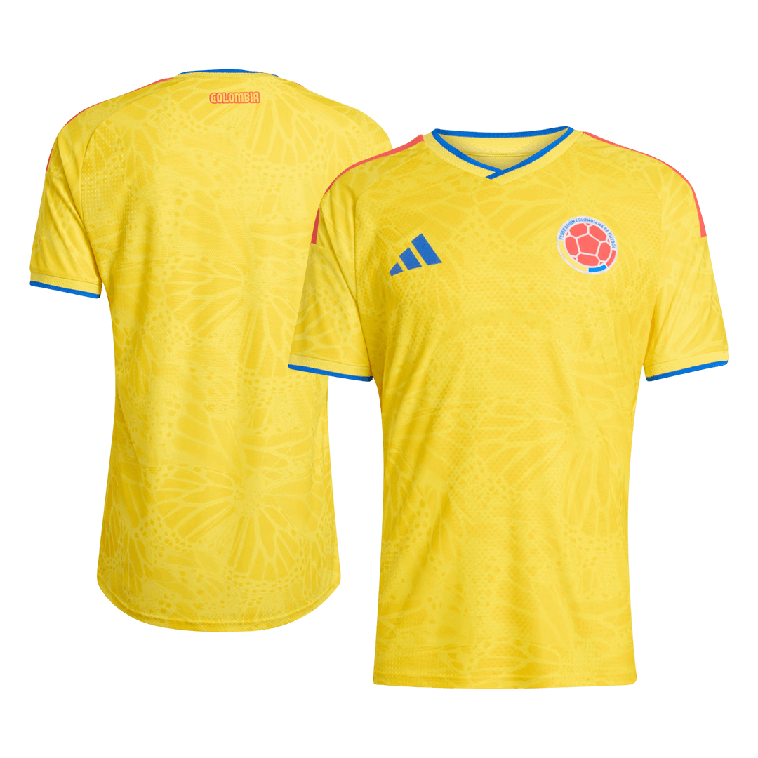Men's Colombia World Cup 2026 Player Version Home Soccer Jersey - Slim Fit product view 2