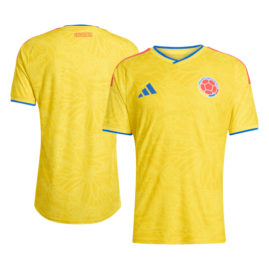 Men's Colombia World Cup 2026 Player Version Home Soccer Jersey - Slim Fit product view 2