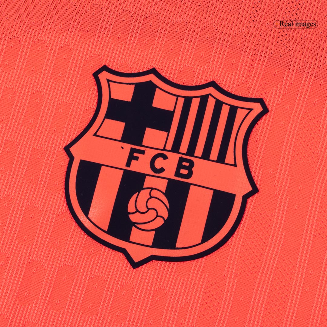 PEDRI #8 Men's Barcelona UCL 2025/26 Player Version Third Away Soccer Jersey - Slim Fit