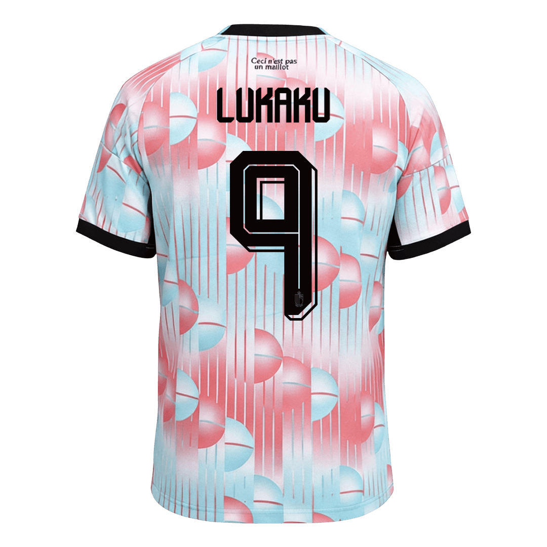 LUKAKU #9 Men's Belgium World Cup 2026 Away Soccer Jersey product view 9
