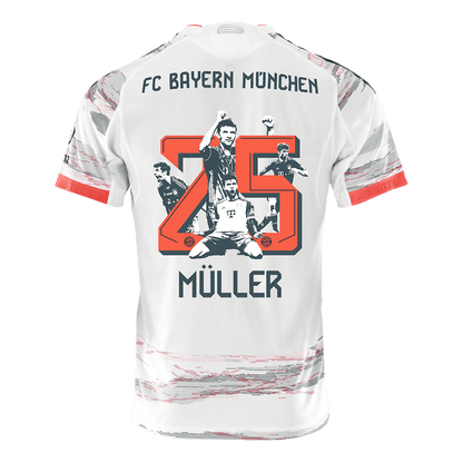 MÜLLER Special #25 Men's Bayern Munich 2025/26 Player Version Away Soccer Jersey - Slim Fit product view 12