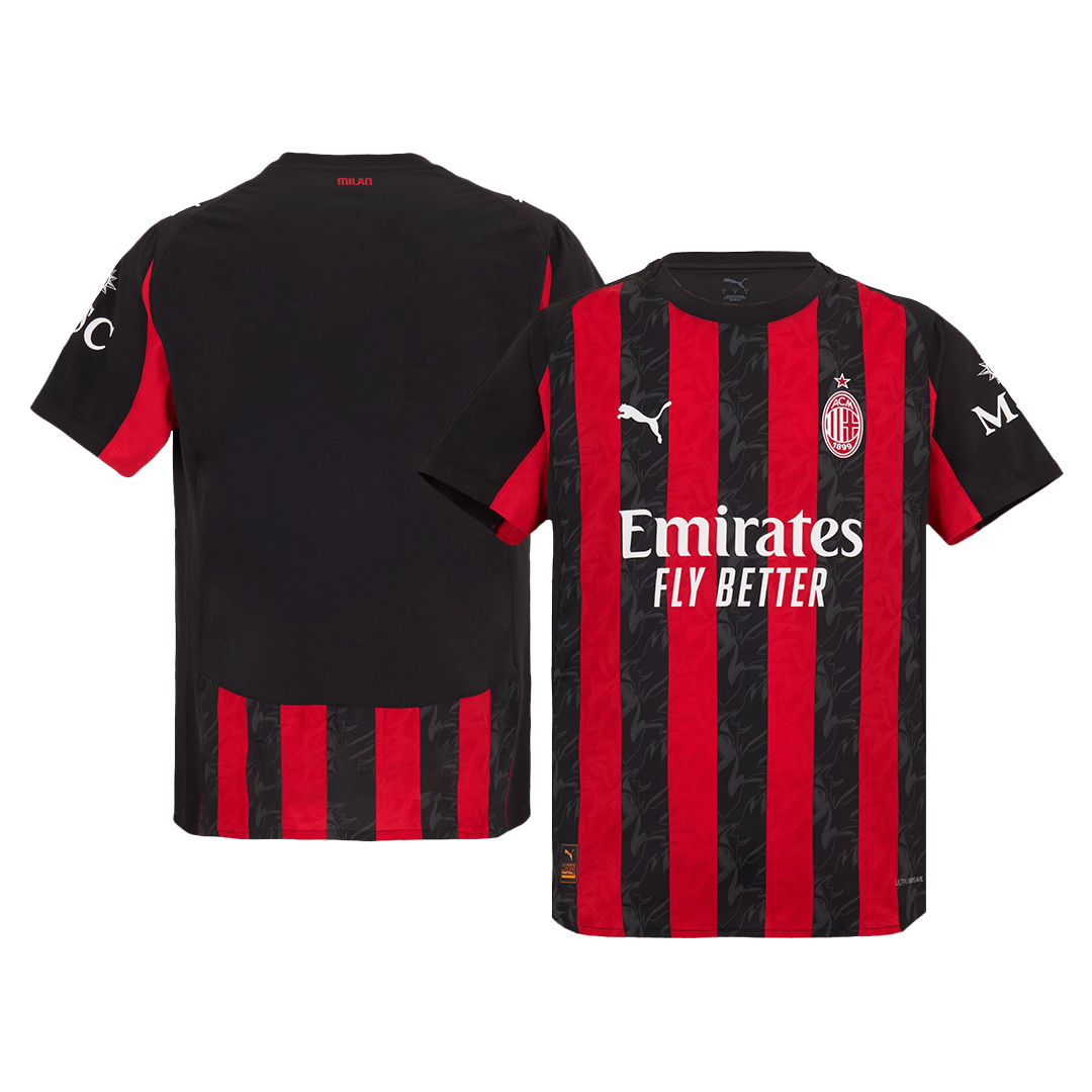 Men's AC Milan 2025/26 Player Version Home Soccer Jersey - Slim Fit product view 11