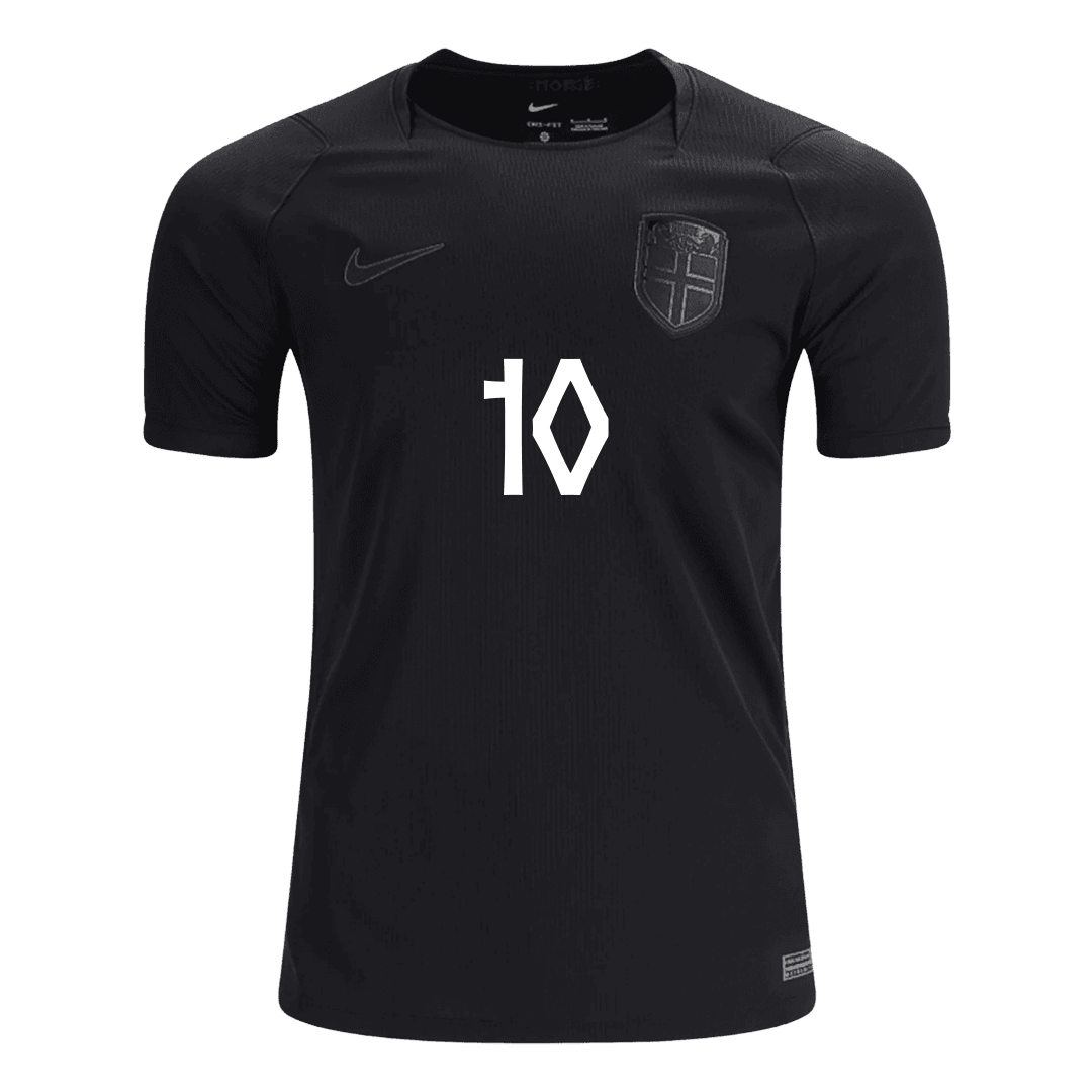 ØDEGAARD #10 Men's Norway World Cup 2026 Away Soccer Jersey product view 2