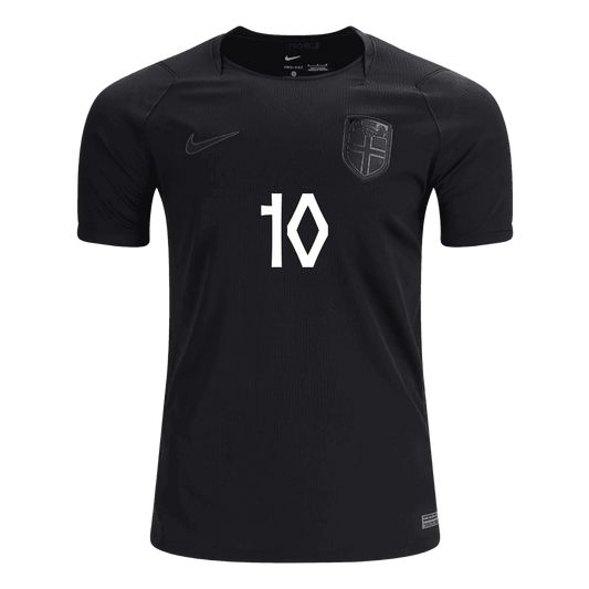 ØDEGAARD #10 Men's Norway World Cup 2026 Away Soccer Jersey product view 2