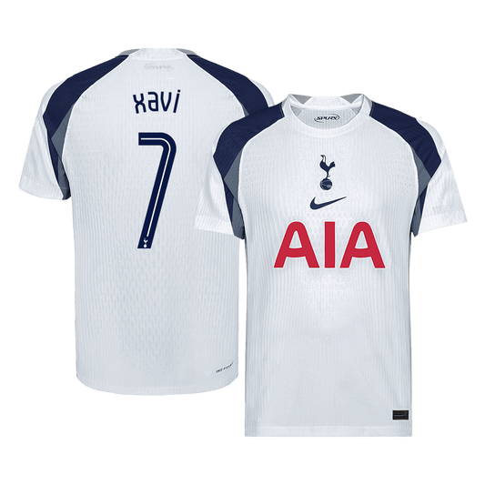 XAVI #7 Men's Tottenham Hotspur UCL 2025/26 Player Version Home Soccer Jersey - Slim Fit product view 1