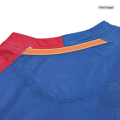 Retro MESSI #10 Men's Barcelona UCL UCL Final 2008/09 Home Long Sleeve Soccer Jersey product view 3