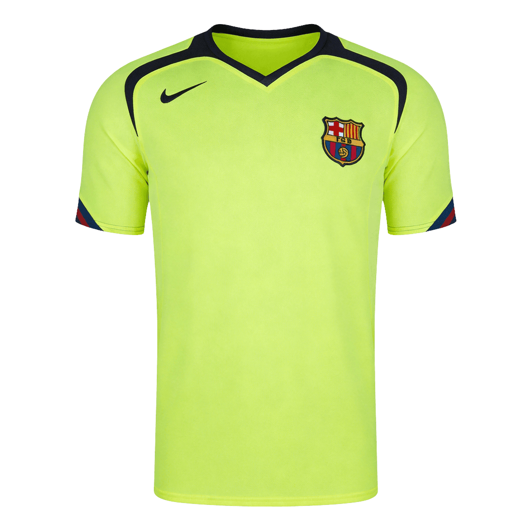 Retro Men's Barcelona 2005/06 Away Soccer Jersey product view 1