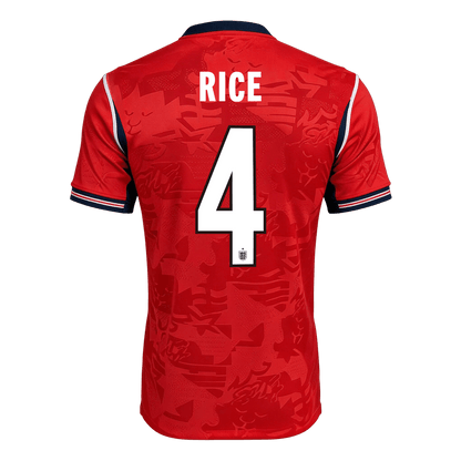 RICE #4 Men's England World Cup 2026 Player Version Away Soccer Jersey - Slim Fit product view 9