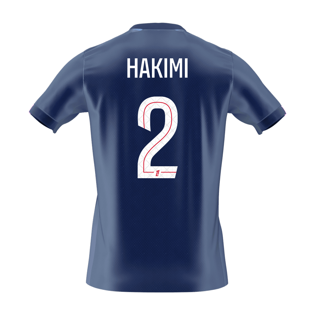 HAKIMI #2 Men's PSG 2025/26 Home Soccer Jersey Premium product view 2