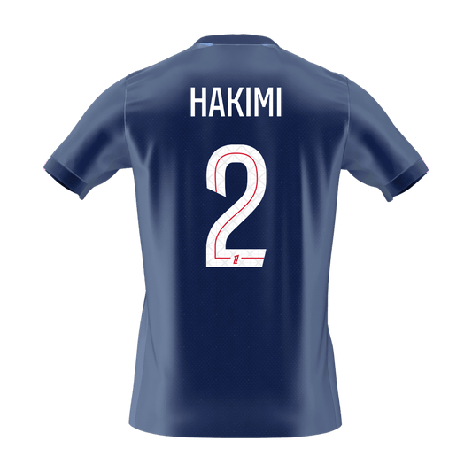 HAKIMI #2 Men's PSG 2025/26 Home Soccer Jersey Premium product view 2