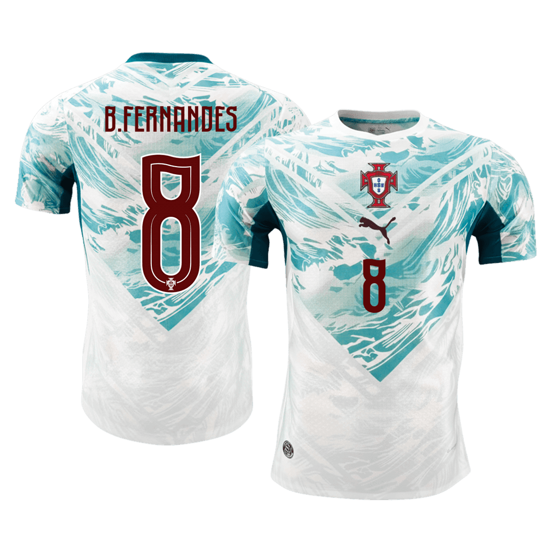B.FERNANDES #8 Men's Portugal World Cup 2026 Player Version Away Soccer Jersey - Slim Fit product view 1