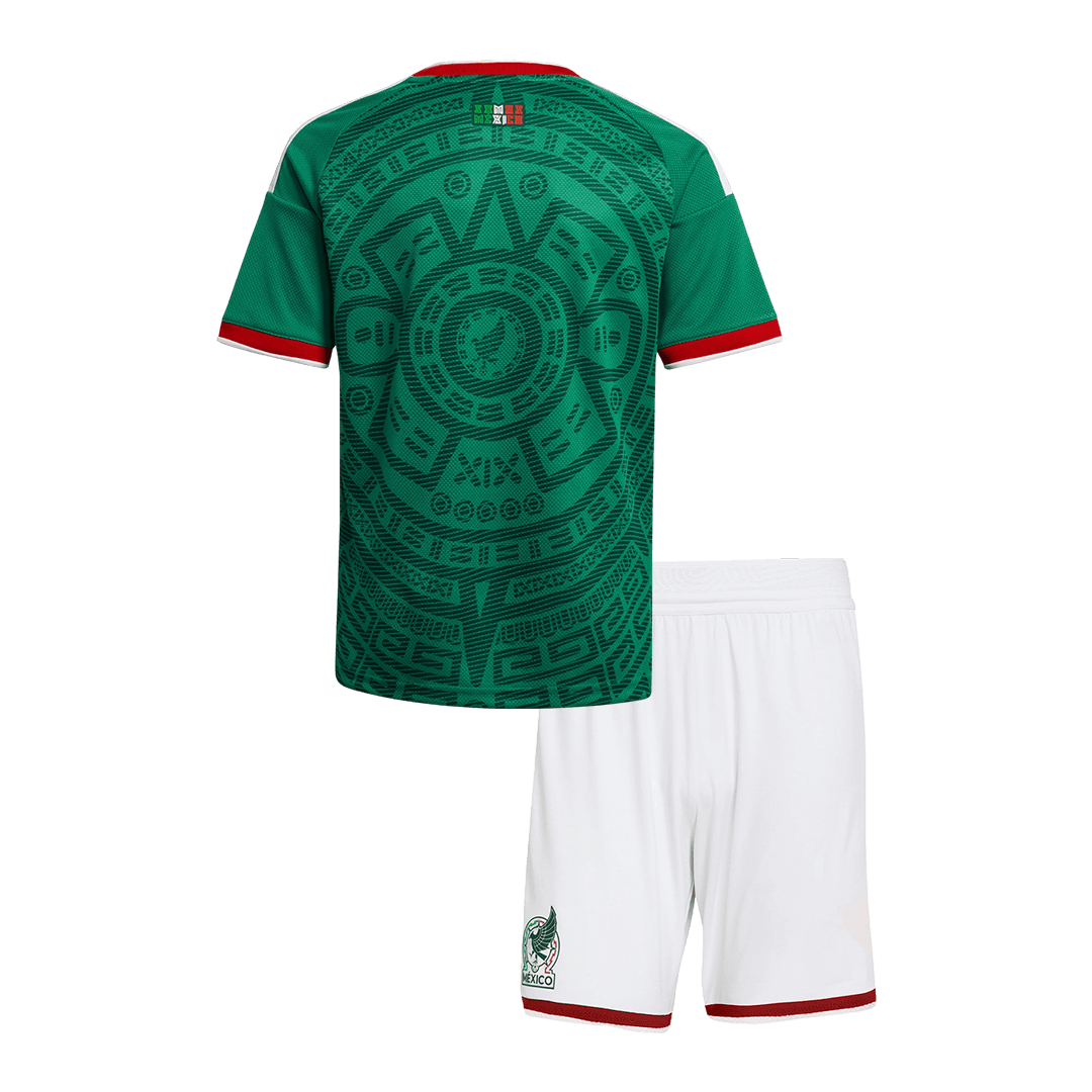 Kid's Mexico 2026 Home Soccer Jersey Kit [PREMIUM]
