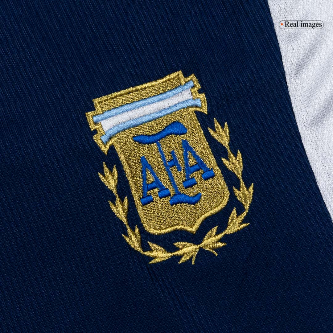 Retro Men's Argentina 1998 Away Soccer Jersey product view 6